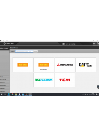 TruckTool 4.1  [08.2023] (Forklift Diagnostic Program for Mitsubishi , Cat , TCM, UniCarriers , Rocla)